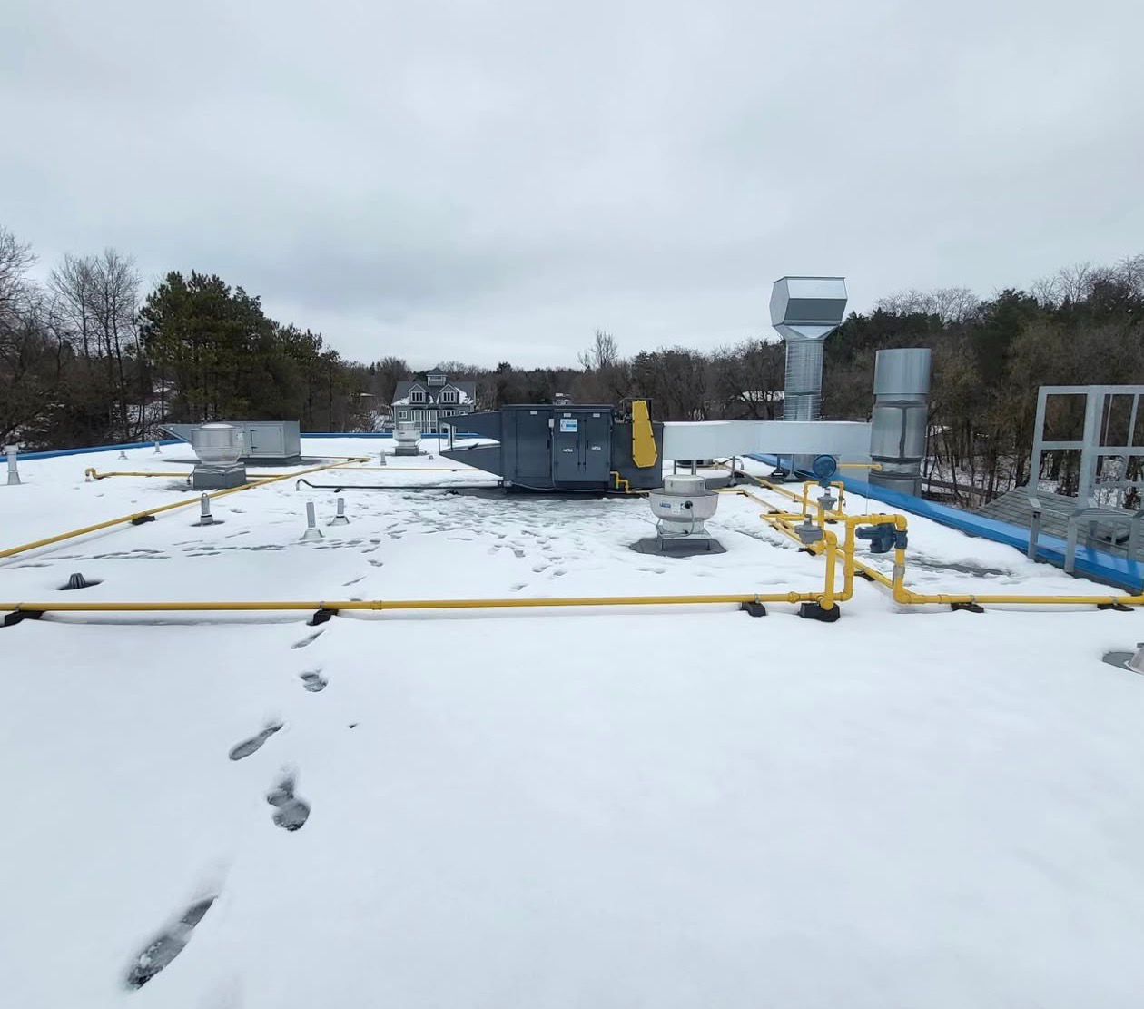 Commercial HVAC project in Toronto